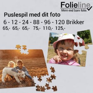 Puslespil med eget billede