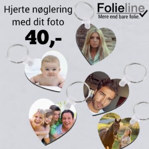 Hjertenøglering med eget billede